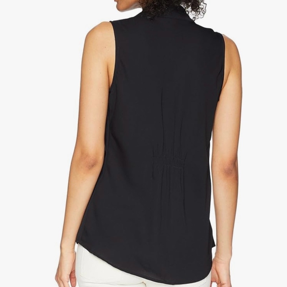 NIC + ZOE Black Day to Night Sleeveless Blouse - XL - Picture 2 of 13